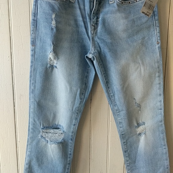 🧿 Mavi Jeans boyfriend medium wash distress 24 - Picture 8 of 8
